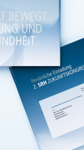 SRH Zukunftskongress, hochwertiges Einladungs-Mailing